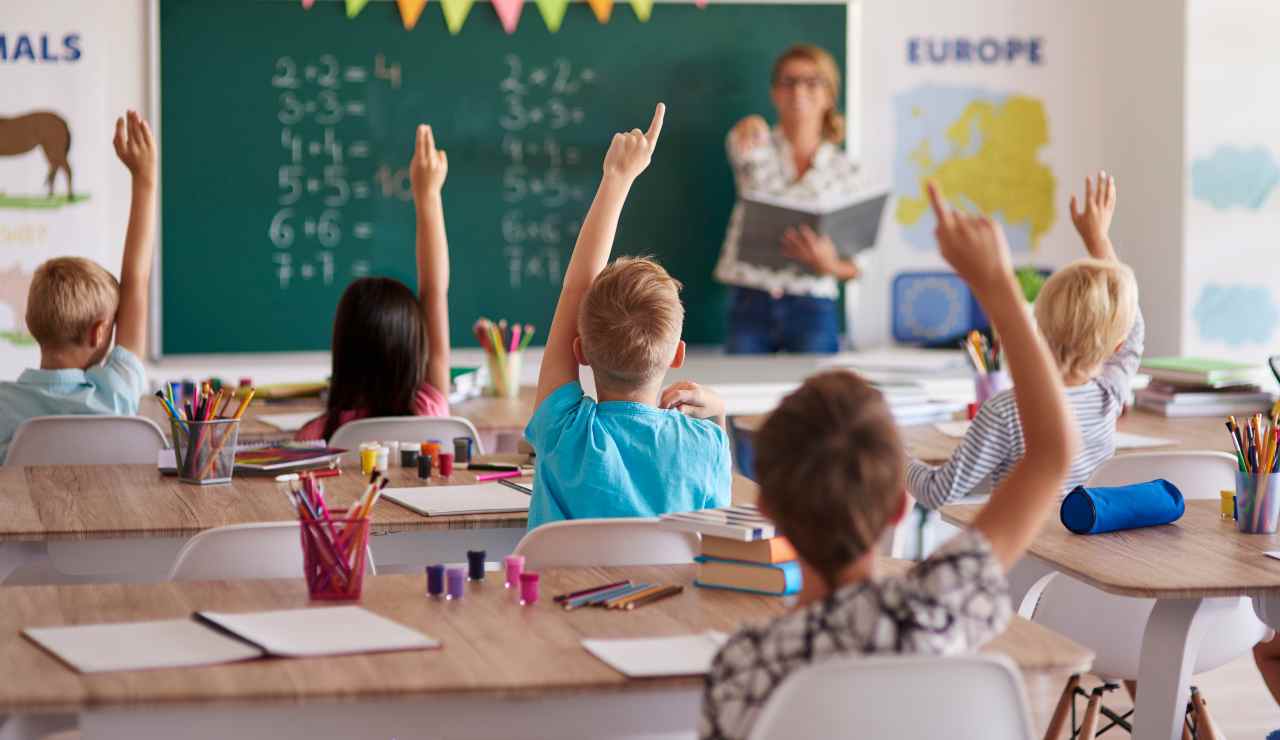 bambini postura scuola